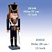 Decorative Christmas Nutcracker - Dutch cavalry Sergeant - Small (11 inches)