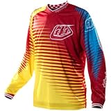 Troy Lee Designs GP Voltage Men’s MotoX Motorcycle Jersey – Red/Yellow