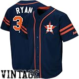 Nolan Ryan Houston Astros Majestic Navy Cooperstown Heater Jersey