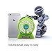 Alenca 2016 New Mini fan 3-inch Vanes 3 Speeds/Electric Portable Rechargeable Desktop Fan Battery/USB Charge Cable Powered Laptop PC Mute Cooler Cooling