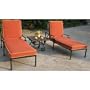 Darlee Laguna Cast Aluminum Chaise Lounge Set With Cushions