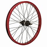 51%2BCaHd jfL. SL160  The Shadow Conspiracy Stun Rear BMX Bike Wheel   36H 9T   Dark Red Rim