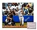 Edgar Martinez Seattle Mariners MLB Hand Signed 16x20 Photograph Away Jersey vs Yankees