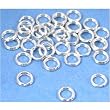 36 Split Ring Fishing Tackle Sterling Bead Parts 4.5mm