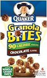 Quaker Granola Bites Chocolate, 6-Count Pouches (Pack of 6)