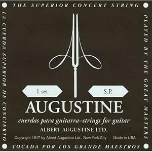 Augustine Silver Black Label Classical Guitar Strings by 