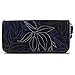 Travelon SafeID Leaves Ladies RFID Wallet - Black/Grey