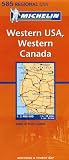Michelin Map USA Western, Western Canada 585 (Maps/Regional (Michelin))