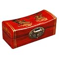 Phoenix Leather Jewelry Box - Red