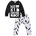 Baby Boys Long Sleeve Letters T-shirt and Feather Pants Outfits