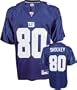 Jeremy Shockey Jersey: Reebok Blue Replica #80 New York Giants Jersey - Medium