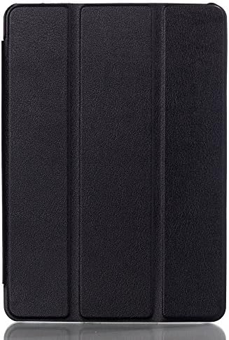 Visotre (5 Colors) Lenovo Miix3 8 Inch Tablet Case - Premium PU Leather Tablet Case Cover for Lenovo Miix3, 3 Fold Custer Texture with Multi-Angle Stand(Black)