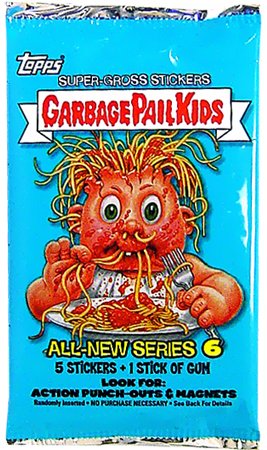 Topps Garbage Pail Kids Series 21 (All-New Series 6) Trading Card Stickers Pack