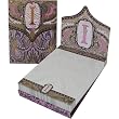 I Monogram Punch Studio Paisley 75-Page mini notepad - magnetic closure jewel on tab