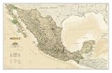 51%2BCxarNxaL. SL160  Mexico Wall Map (Laminated, Executive/Antique Style)