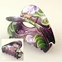 Guimauve Purple - Cubitas Sisley Collection (Hand-set crystal jewelry, Claw clip)