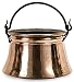 9" Turkish-Inspired Antique Copper Planter Bucket