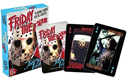 Classic Horror Films Friday The 13th Jason Voorhees Killer Playing Cards