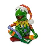 Enesco Disney by Britto Christmas Kermit the Frog Figurine 3 1 2 Inch