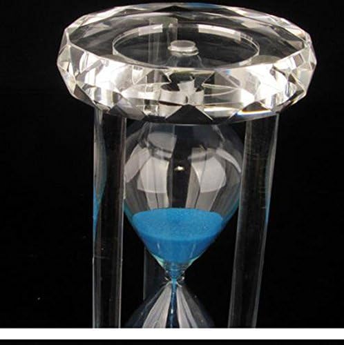 15/30 Minutes Colorful Lovely Hourglass Timer Creative Small Ornaments Home Decorations (blue sand, 30 minutes)