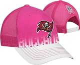 Tampa Bay Buccaneers Women's Pink Breast Cancer Awareness Structured Adjustable Snapback Mesh Back Hat