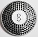 8 Ball Black Diamond Belt Buckle