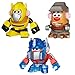Playskool Transformers Mr. Potato Heads Minis Mixable, Mashable Heroes - Bumblebee, Grimlock & Optimus Prime