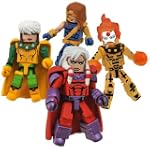 Marvel Minimates 2010 NYCC New York ComicCon Exclusive 4Pack Age of Apocalypse Box Set #1 Cyclops, Magneto, Rogue Sunfire