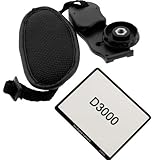 GTMax Optical Glass LCD Screen Protector + Black SLR Hand Strap Hand Grip H ....