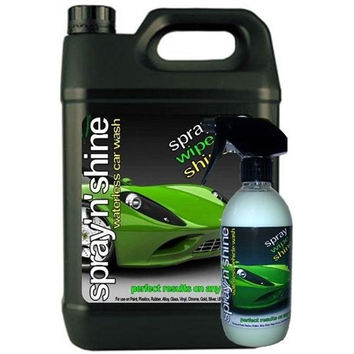 SpraynShine 5 Litre Waterless Car Wash  Carnauba 