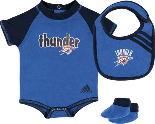 Oklahoma City Thunder Newborn Bib and Bootie Set