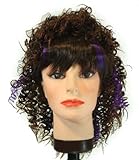 16 Small Spirals / straight bangs synthetic wig