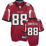Tony Gonzalez Red Reebok NFL Replica Atlanta Falcons Jersey