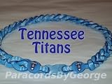 NFL Tennessee Titans 3-Rope x 50 Titanium Tornado Sport Necklace - 18"