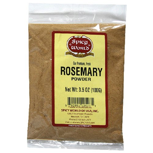 Spicy World Rosemary Ground, 3.5-Ounce Bags (Pack of 6)