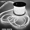 Christmas Lighting LED Rope Light 150ft White II w/ Connector