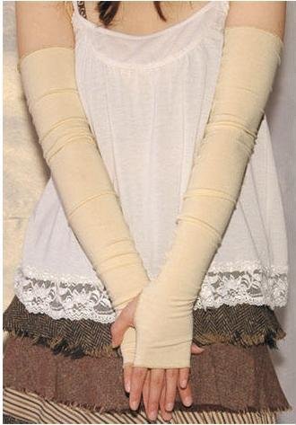 Women Stretchy Long Sleeve Fingerless Gloves, Suitable for Dress Matching, Sun Protection, Halloween, Dressing Party.
