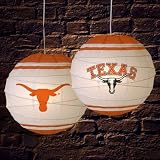 Texas Longhorns 18 Inch Rice Paper Lamp NCAA College Athletics Fan Shop Sports Team Merchandise