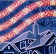 9 Feet Red LED Crystal Iced Rope Christmas Lights #ES64-300
