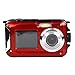PowerLead Gapo G050 Double Screens Waterproof Digital Camera 2.7-Inch Front LCD with 2.7-Inch Camera Easy Self Shot Camera
