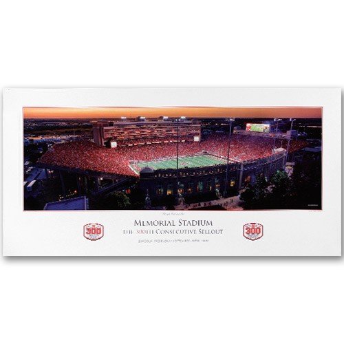 NCAA Nebraska Cornhuskers Memorial Panoramic Print