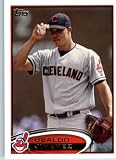 2012 Topps Baseball Card # 306 Ubaldo Jimenez - Cleveland Indians - ENCASED MLB Trading Card