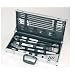 BBQ-Set Barbecue Barbecueset Grillset Grillbesteck mit Alukoffer Koffer 1113