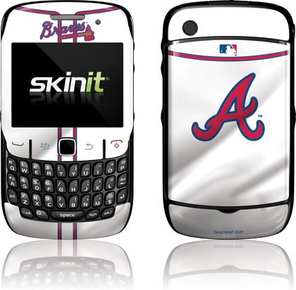 Skinit Atlanta Braves Home Jersey Vinyl Skin for BlackBerry Curve 8520