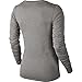 Nike Women's Legend 2.0 Training Top, Dark Heather/Medium Grey, MD