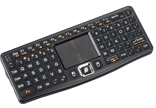 Rii Touch N7 Wireless Mini Qwerty Keyboard 2.4 GHz with Adjustable DPI Touchpad Removable Battery product image