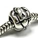 Free S/H Petite Jack-O-Lantern Halloween Pumpkin Sterling Silver Bead For Pandora Troll European Charm Bracelets