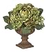 Artichoke Centerpiece Silk Flower Arrangement in Green - Nearly Natural - 4635