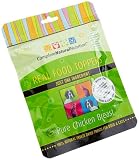 Complete Natural Nutrition Real Food Toppers Pure Chicken Breast Treats for Dogs & Cats, 4-Ounce Pouches (Pack of 2)