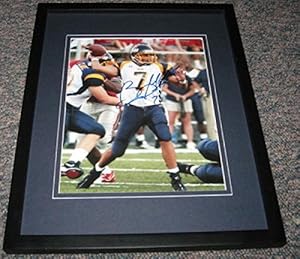 Bruce Gradkowski Autographed Photograph - Framed 8x10 Toledo Raiders #3 - Autographed NFL Photos